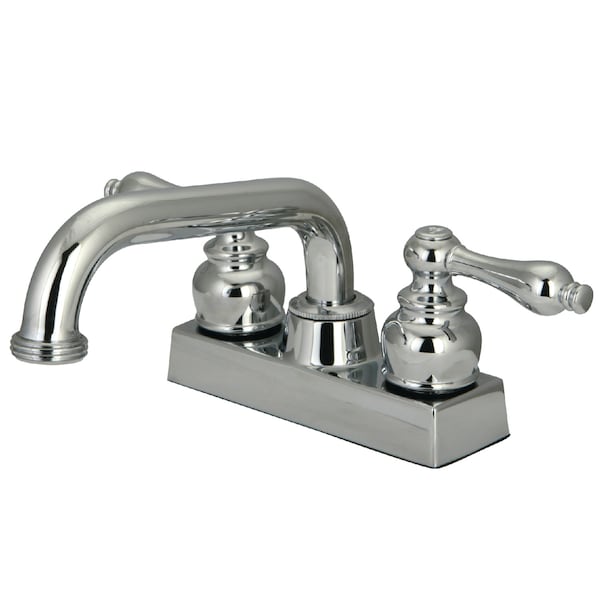 4 in Centerset2-HandleLaundry Faucet, Chrome